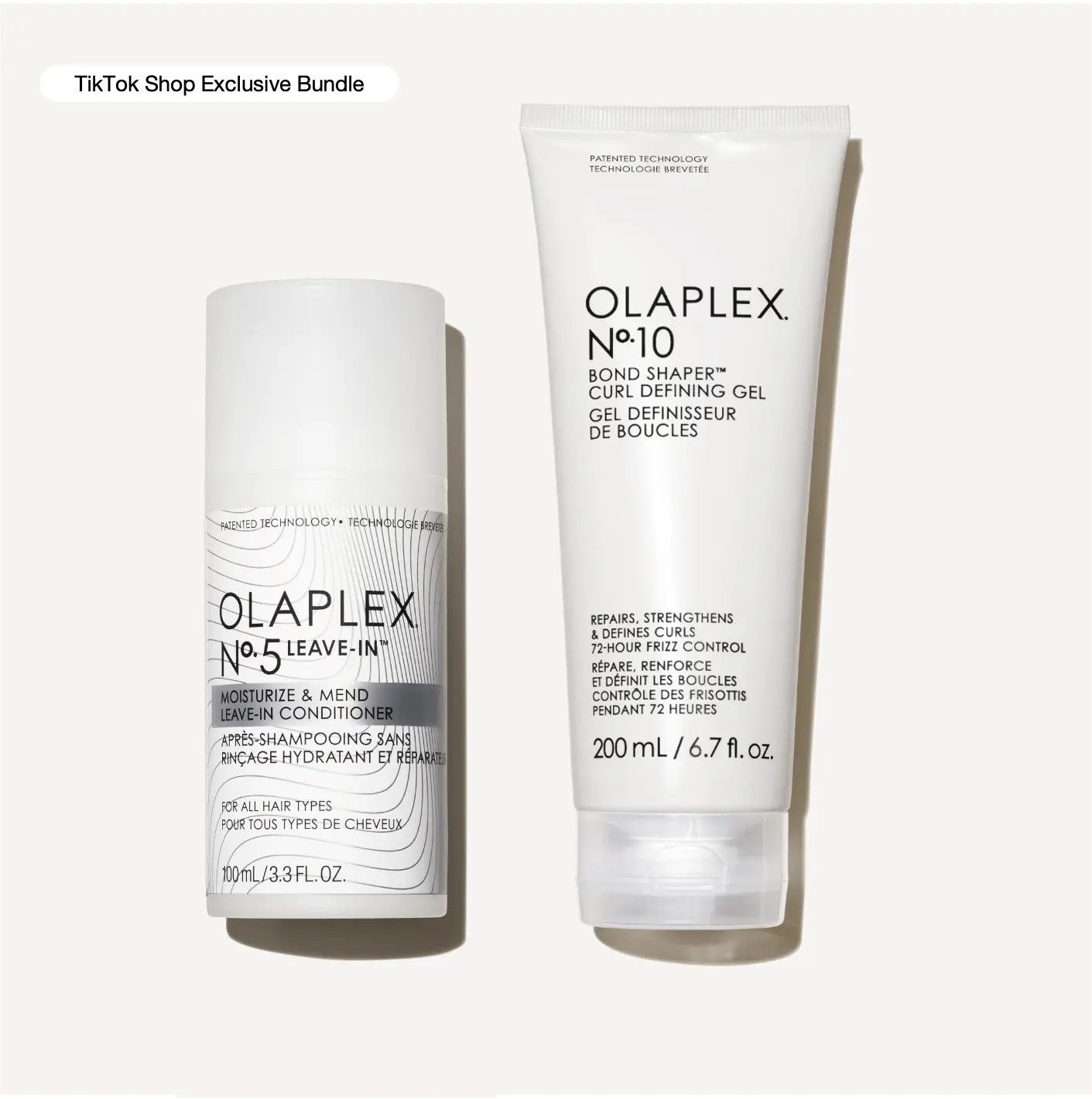 OLAPLEX Curl's World Duo - Reparative Leave-In & Curl Gel for Defined, Moisturized Curls with Reduced Breakage & Sealed Split Ends