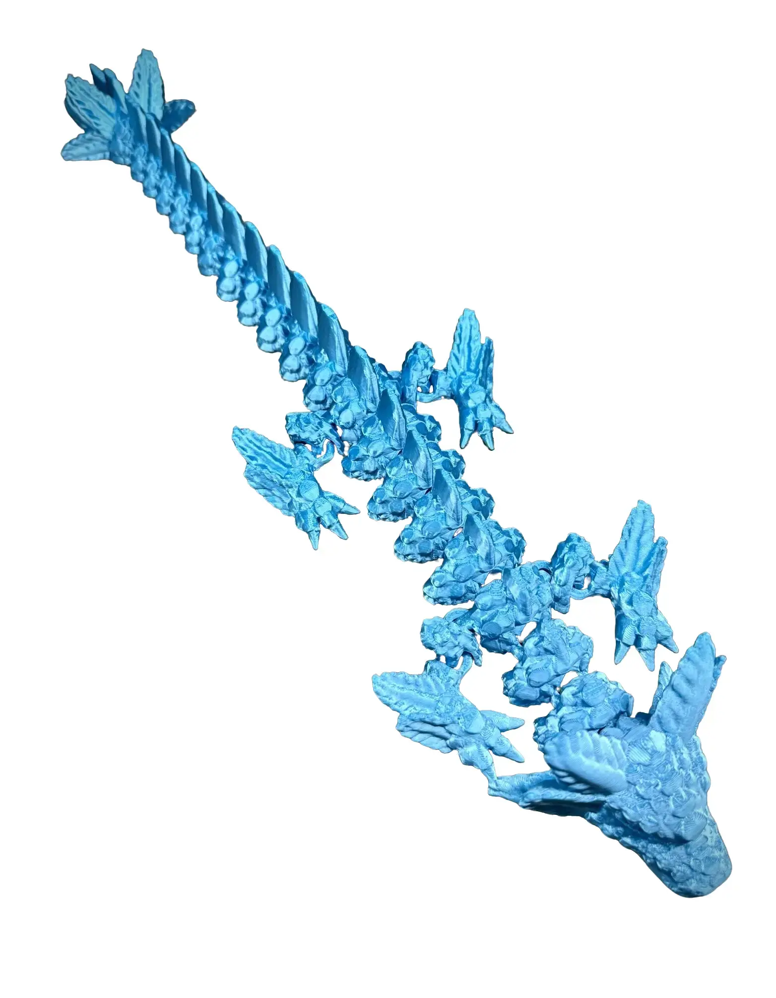 Axolotl Articulated Dragon | Tabletop Fantasy RPG Gaming Prop - Dungeons and Dragons DnD D&D | Fidget Gift Toy | Cinderwing 3D