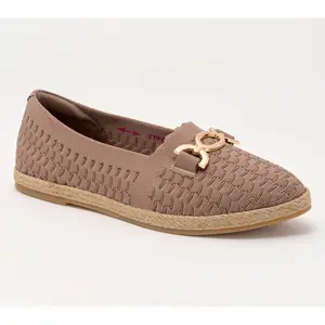Skechers Cleo Jute Recycled Vegan Knit Loafers