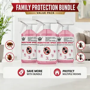 Effective Pest Control Solution for Cockroaches & OtherlnsectsUser-Friendly & Versatile Usage Kills Roaches Dead