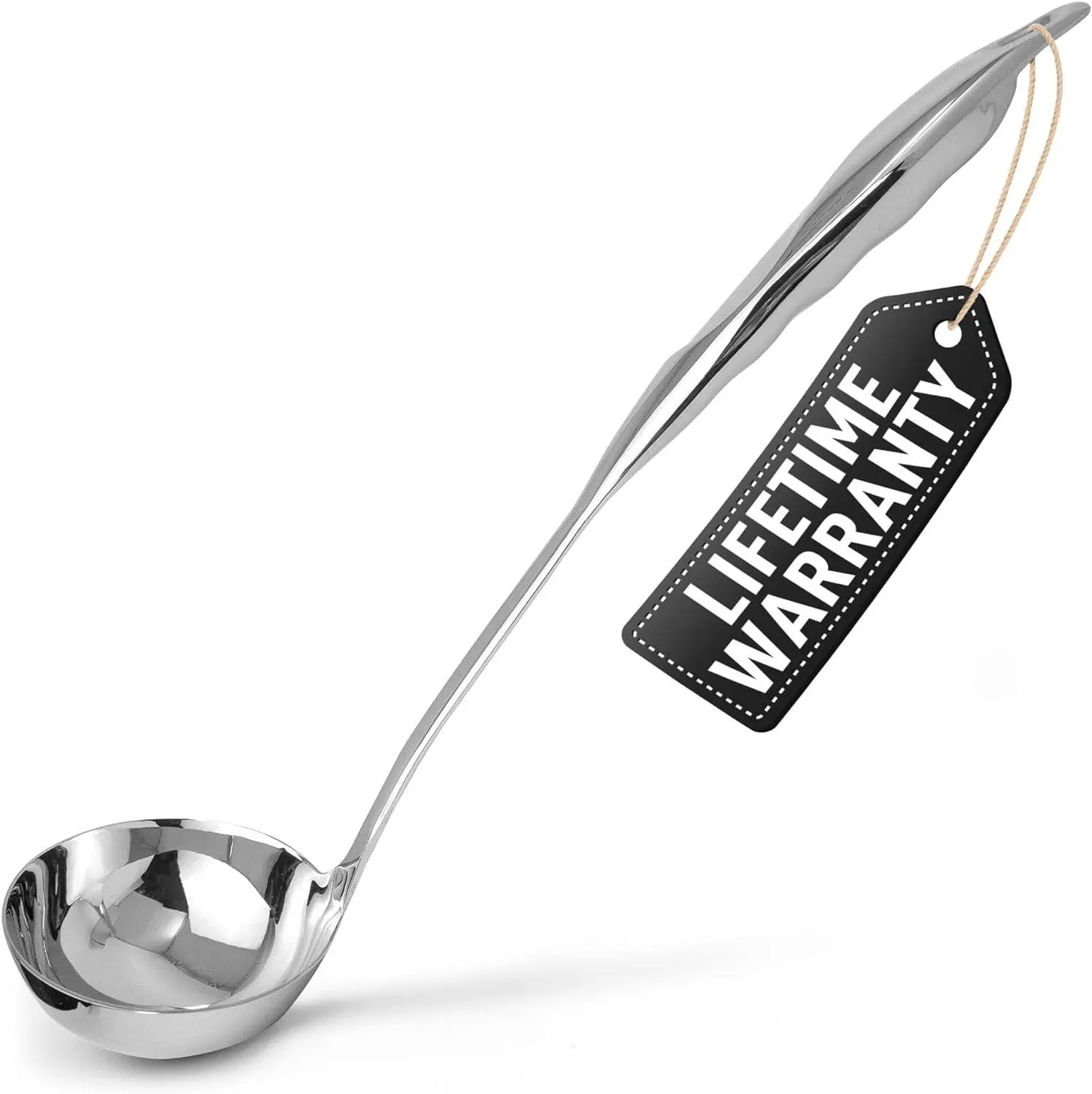 12 Inch Stainless Steel Ladle with Comfortable Grip - Stainless Steel Ladle Utensil Kitchen Hanging 12 Inch Stainless Steel Ladle with Comfortable Grip - Stainless Steel Ladle Utensil Kitchen Hanging