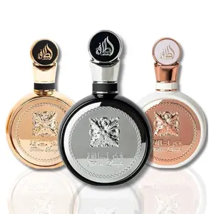 Lattafa Fakhar Unisex 3-Pc EDP Set, 100ML Luxury Collection Aromatic Fruit-Based Longlasting Fragrance with Vetiver, Cedar, Tonka Bean, Amberwood, Violet Leaf, Vanilla Notes, Gift Bundle