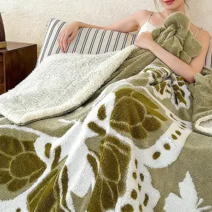 Butterfly Pattern Soft Plush Microfiber Blanket, Comfortable Fluffy Cover Blanket, Multi-Color Options, Suitable for Sofa Bed, All Seasons Use