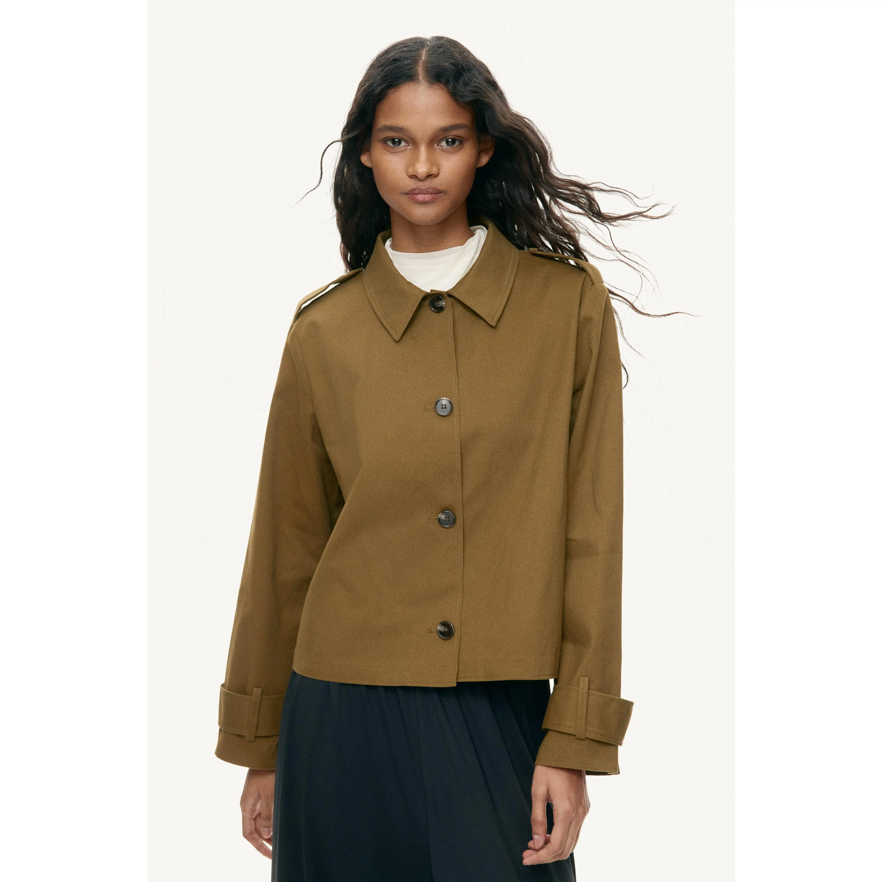 H&M Trench-look cotton jacket H&M Trench-look cotton jacket