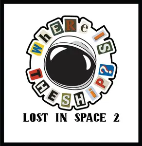 LOST IN SPACE 2 4x4 Laminated Full Color Sticker