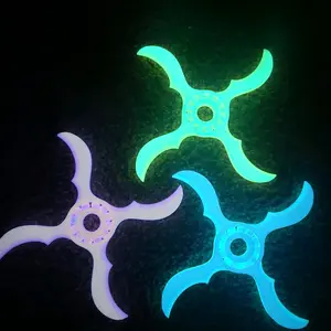 rainbow glow in the dark spinning ninja star