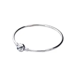 PANDORA Disney Princess Jasmine & Aladdin Bangle Size 17 598037CZ-17