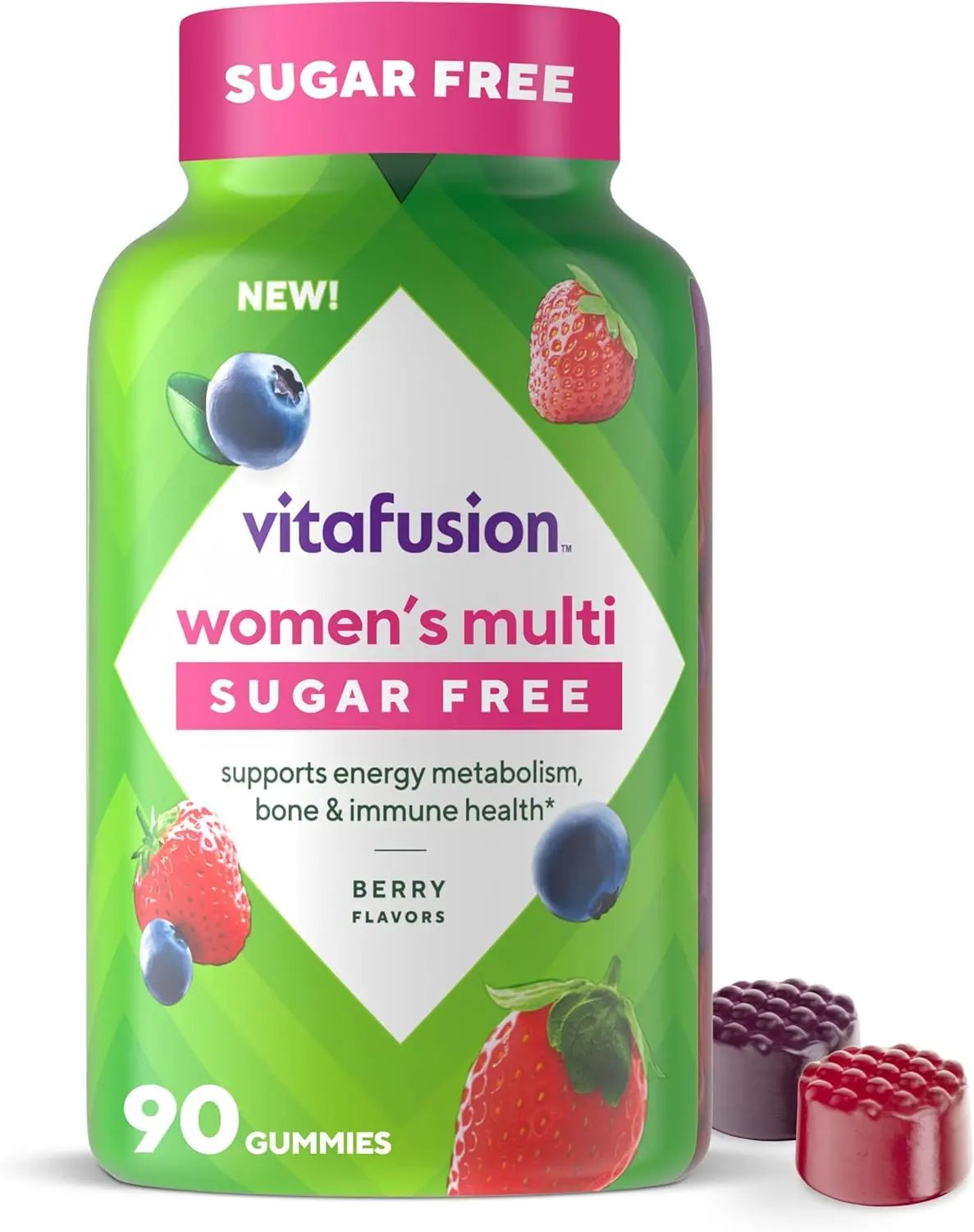 Vitafusion Women's Multivitamin Gummy Sugar Free | 90 Gummies