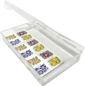 Booklet Stamps Case Sheet Stamps Storage Case,Sheet of 20 Stamps Holder,Booklet of 20 Stamps Container