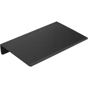 JOOM Small Metal Wall Floating Shelf - Metal Wall Shelf, Black Floating Shelf, Small Bathroom Shelf, Display Shelves for Living Room/Kitchen/Bedroom (Black, 8Inch)