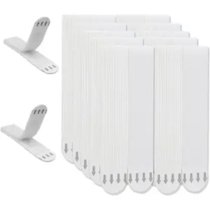 Large Picture Hanging Strips Heavy Duty, 16-Pairs(32 Strips) Sticky Picture Hangers for Walls No Damage Wall Picture Hanging Without Nails Refill Adhesive Poster Strips