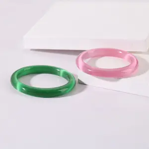 Cat Eye Bangle, Pink Blue  White Bangle. More Bangles in Live Stream