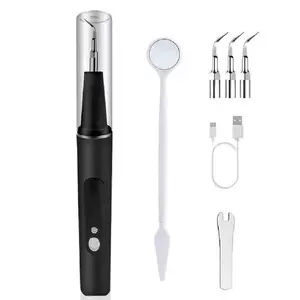 Rechargeable Electric Oral Irrigator, Rechargeable Water Flosser, Cordless Water Flosser, Dental Water Flosser, 1 Set Teeth Cleaning Kit with LED Light & 5 Adjustable Modes, Oral Plaque/Tartar Remover for Teeth, Oral Care Tools