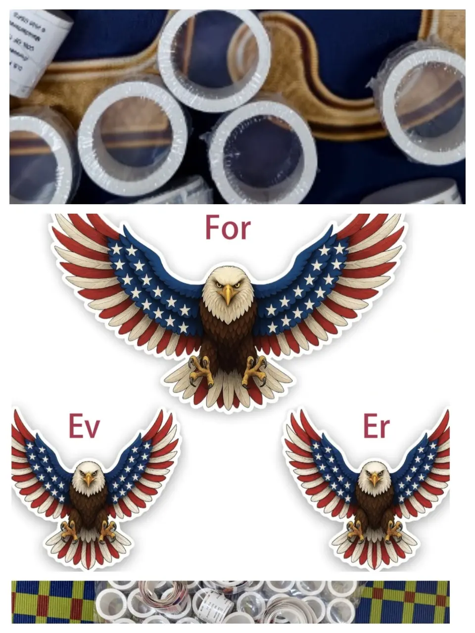 2025&2026 1Roll 100Pcs Greaseproof PET Stickers Roll - Easy Tear for Scrapbooking