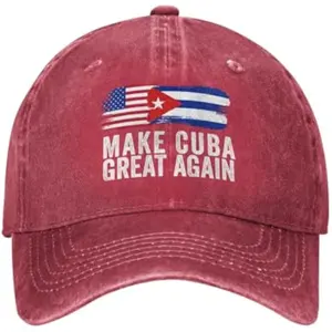 Make Cuba Great Again hat Cuban Flag Cotton Cap GRET