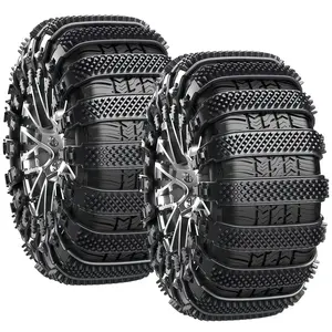 10 Pack NEW Tire Snow Anti-skid Chains, Widen Anti-Skid Snow Tire Chains, Universal for Car SUV Pickup Truck Tire Width 165-275mm, Reusable Winter Safety Chains for Snow Ice Mud