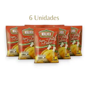Sopa de Pollo con Fideos Malher 6 PK Food Instant
