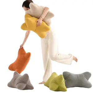 Bedside Pillow Neck Support Cushion, Office Long Sitting Seat Lumbar Pillow, Nap Rest Waist Pad Footrest Leg Lift Pillow