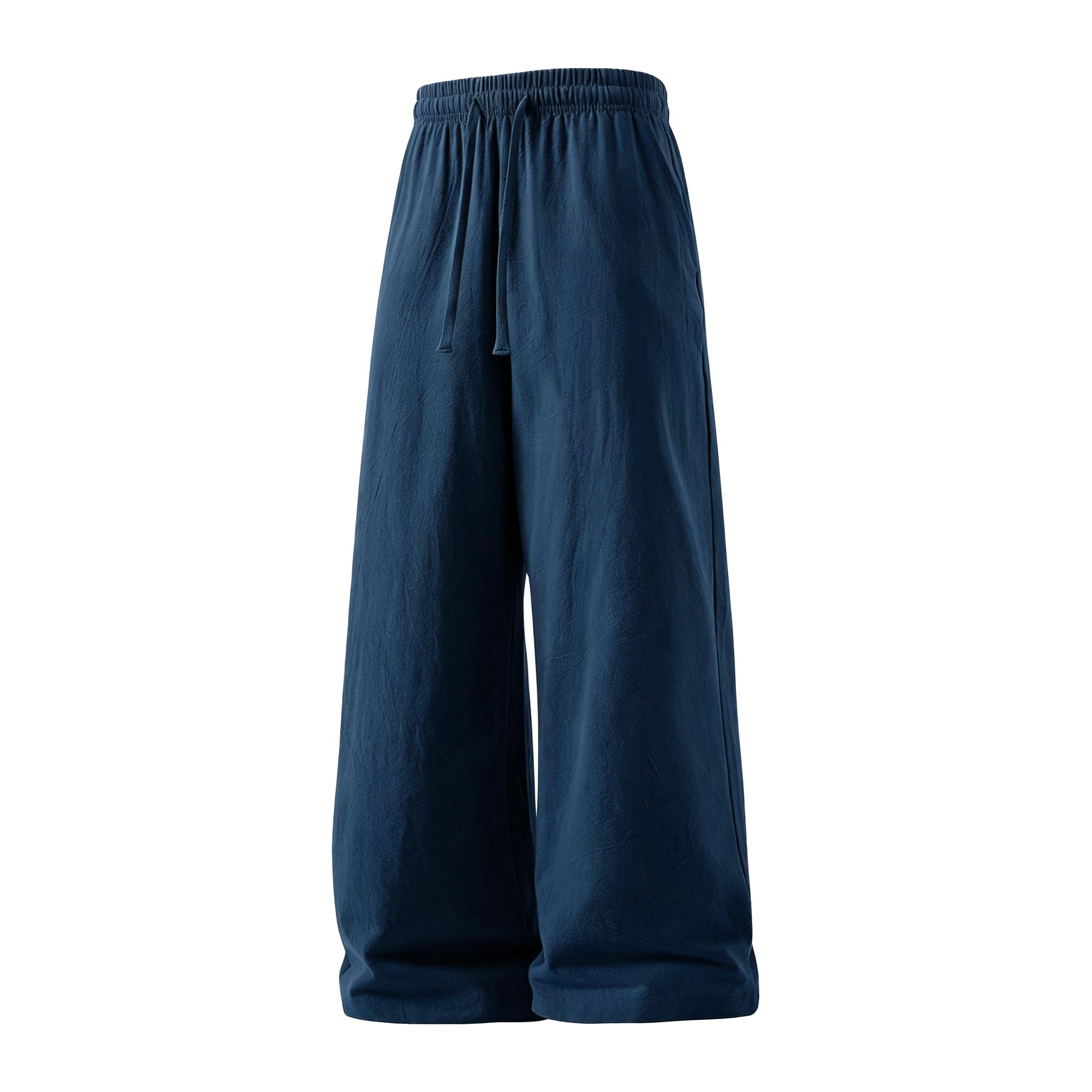 4 Pack Minimalist Cotton Linen Pants Elastic Waist Drawstring Pants, Perfect for Layering (Optional 4 Pack and 2 Pack) 4 Pack Minimalist Cotton Linen Pants Elastic Waist Drawstring Pants, Perfect for Layering (Optional 4 Pack and 2 Pack)