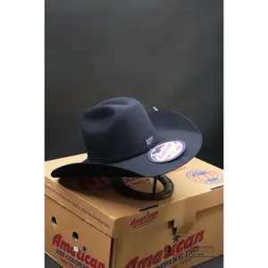 7X American Felt Hat Midnight Blue - Classic Design, Comfortable Fit, Ideal for Any Occasion