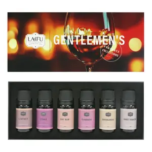 6x10ml Premium Essential Oils for Diffusers & Candles, Essential Oils Scents Home & Office Fragrance. Great Gift Idea.