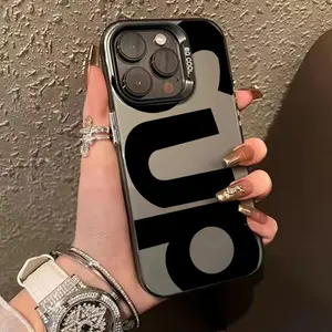 Letter SUP Pattern Case for iPhone 16 15 14 Pro Max 13 12 11 XR XS Plus Shockproof Drop Protective Rugged Durable Silicone Cover Protector Screen Protector.QXD076M73512 Protection Smartphone Cellphone Casing