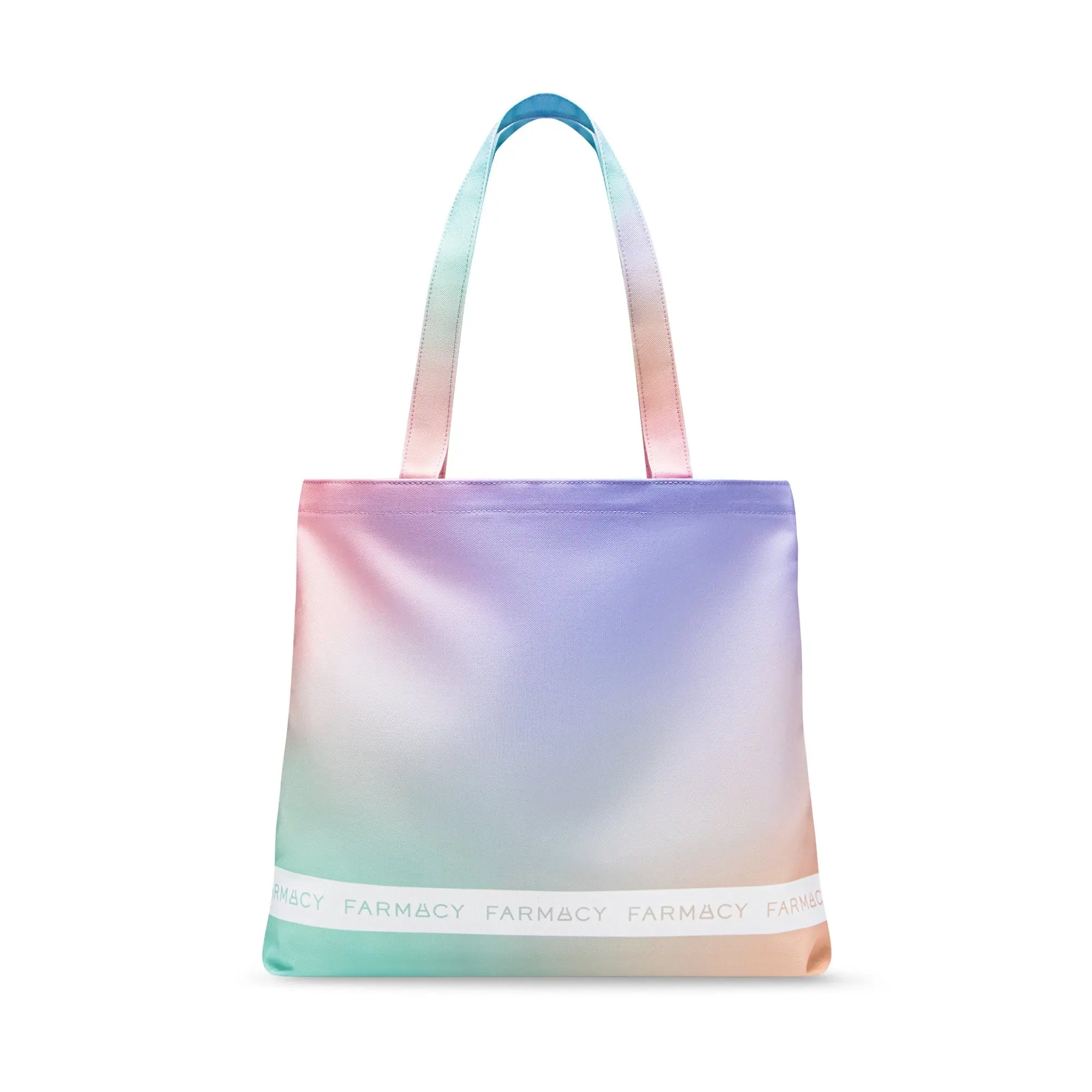 Farmacy Beauty The Everywhere Canvas Tote Bag, Vibrant Makeup Tool Storage Tote Purse, Tote Bags