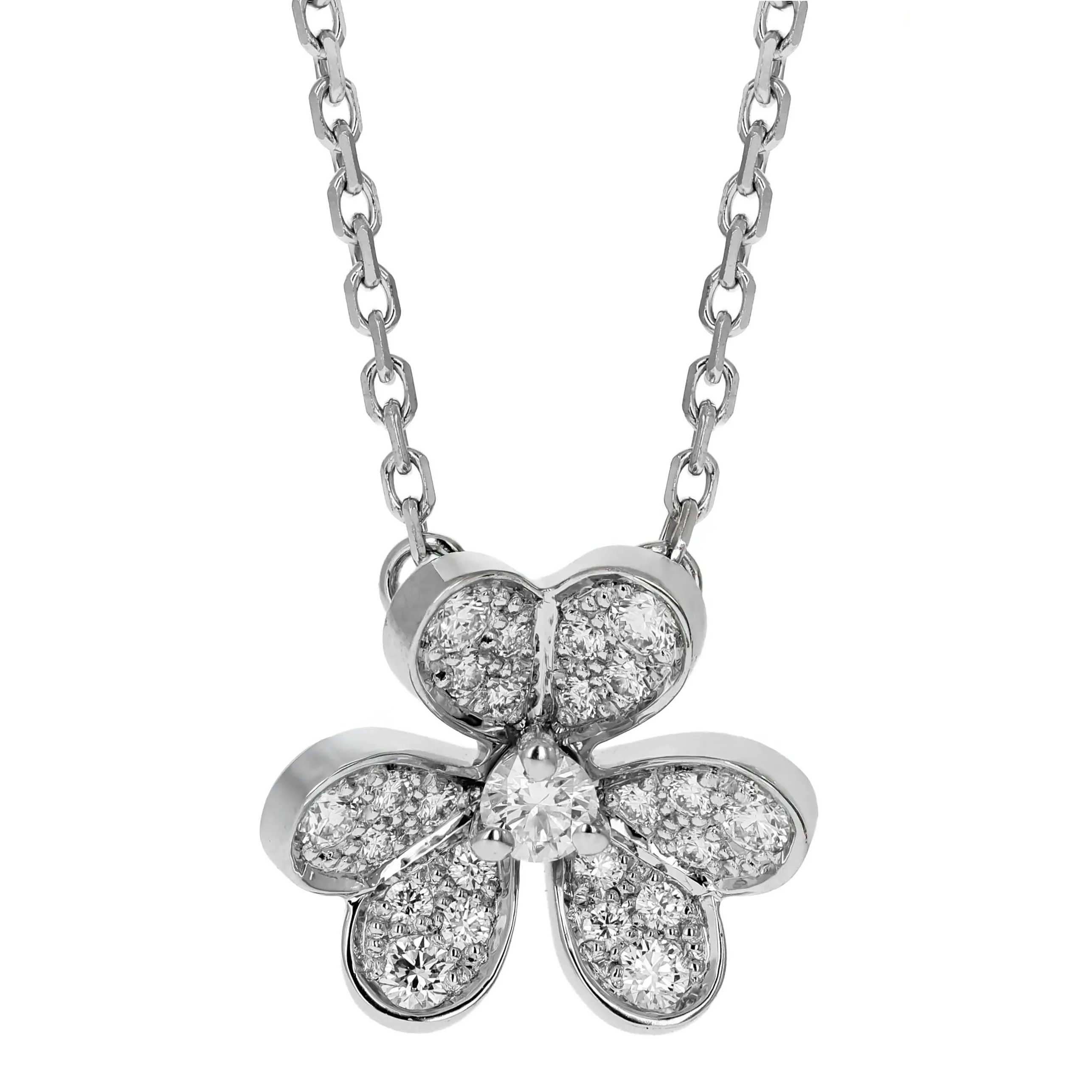 Pre-owned Van Cleef & Arpels Frivole Pendant Necklace