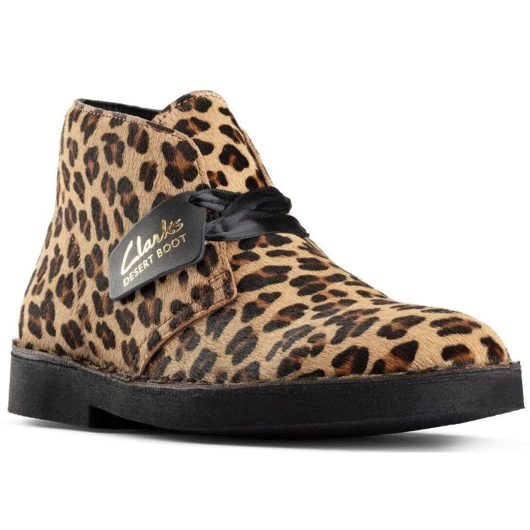 Clarks - Desert Boot - 26155670 - WOMEN'S -  Lepord Print (SPECIAL PRICE)