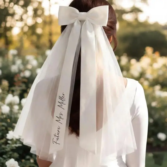 Personalized Wedding Veil, Custom Future Mrs