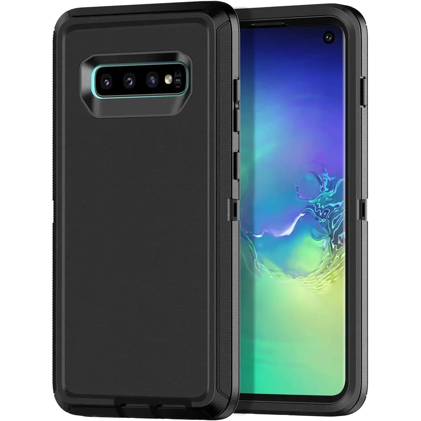 Entronix Case for Galaxy S10 - Heavy Duty, Triple Layer Protection Cover Protective