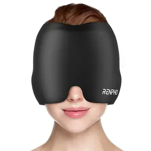 RENPHO Migraine Relief Cap, Headache Relief Hat, Ice Head Wrap with Hot or Cold, Gel Ice Face Mask, Spring Glow Up Birthday Gifts for Women Men