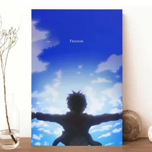 Attack On Titan Poster AOT Atrippy Art,for Room Aesthetic, Stuff, Bedroom Dorm Decor anime wall Eco-Friendly