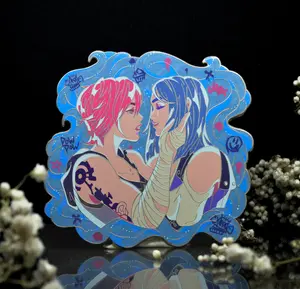 Oil & Water CaitVi Pride Enamel Pin | Arcane