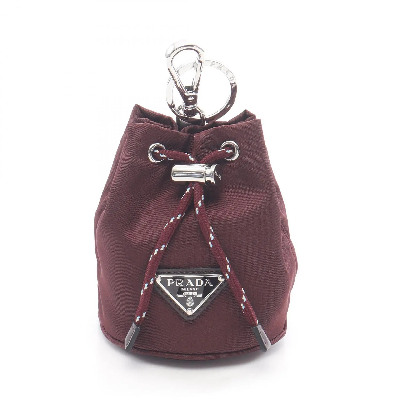 Pre-owned PRADA Nylon Small Leather Goods Re Charm