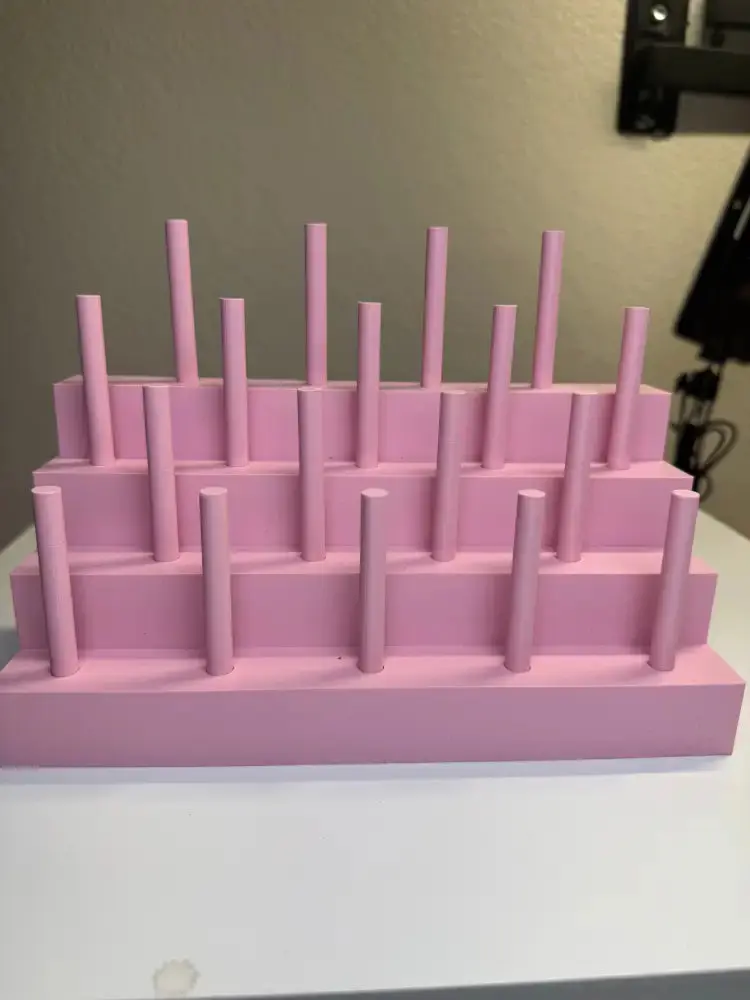 Straw topper holder