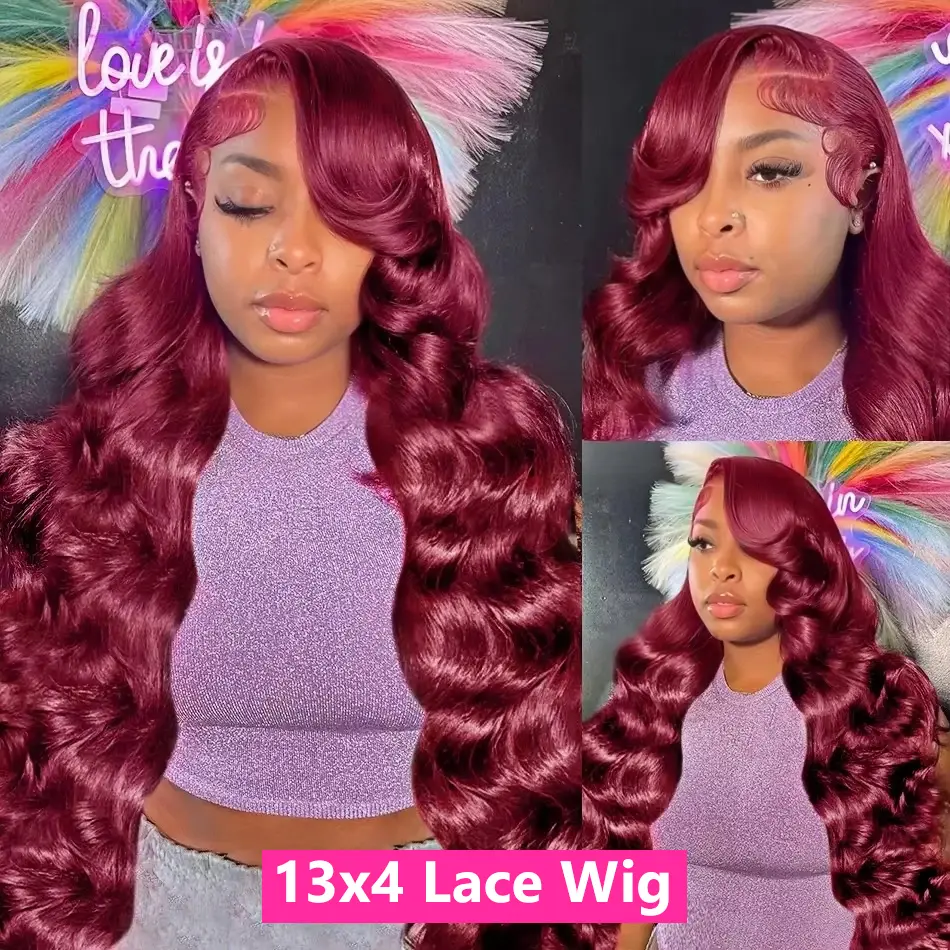 13x4 lace wig-99J