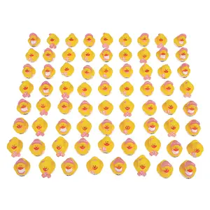 Bulk 72 Pc. Mini Baby Girl Shower Rubber Ducks