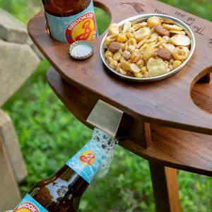 Portable Beer & Snack Table