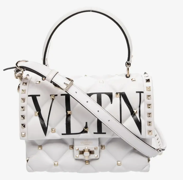 Pre-owned Valentino leather Mini Bags Rockstud Top Handle Bag 4000019113209