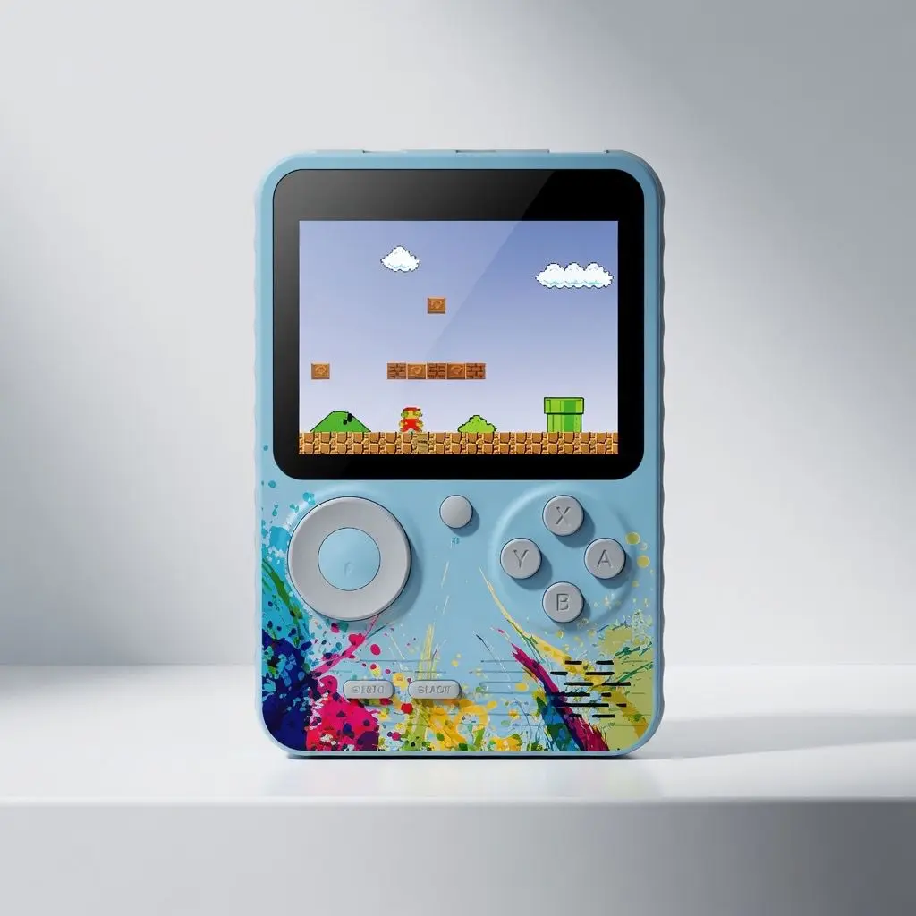 G5 Handheld Game Console with 3" Screen - Blue G5 Handheld Game Console with 3" Screen - Blue