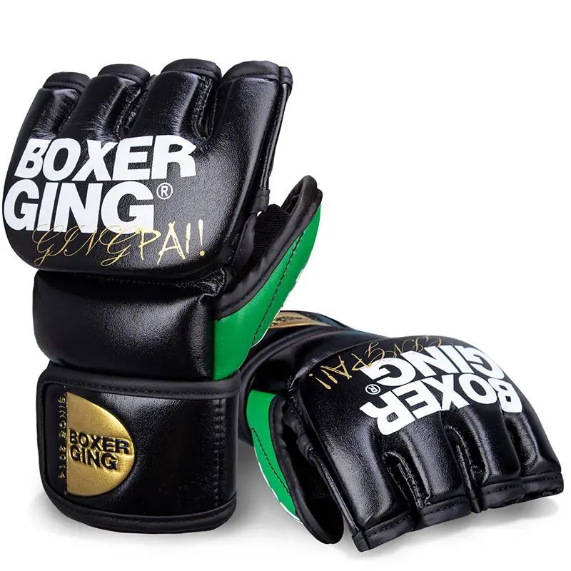 Pangu Half Finger Black Green (Microfibe