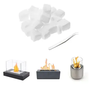 Ceramic Fiber Wick for Tabletop Fireplaces, 30pcs Easy To Use Fire Pit Wick, Fire Pit Accessories for Home Garden Party