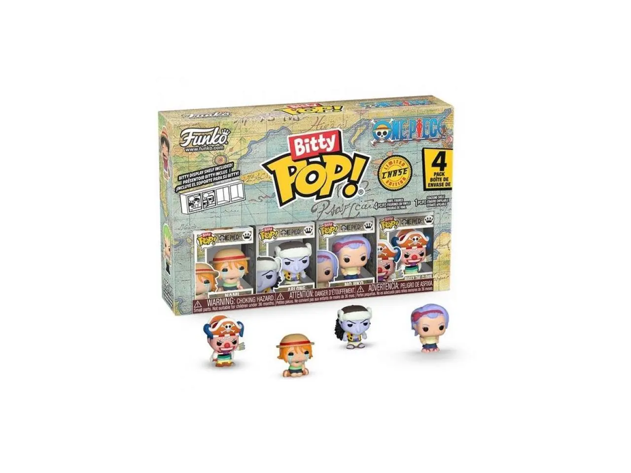 Funko Bitty POP! One Piece Nami 4-Pack Mini Figures