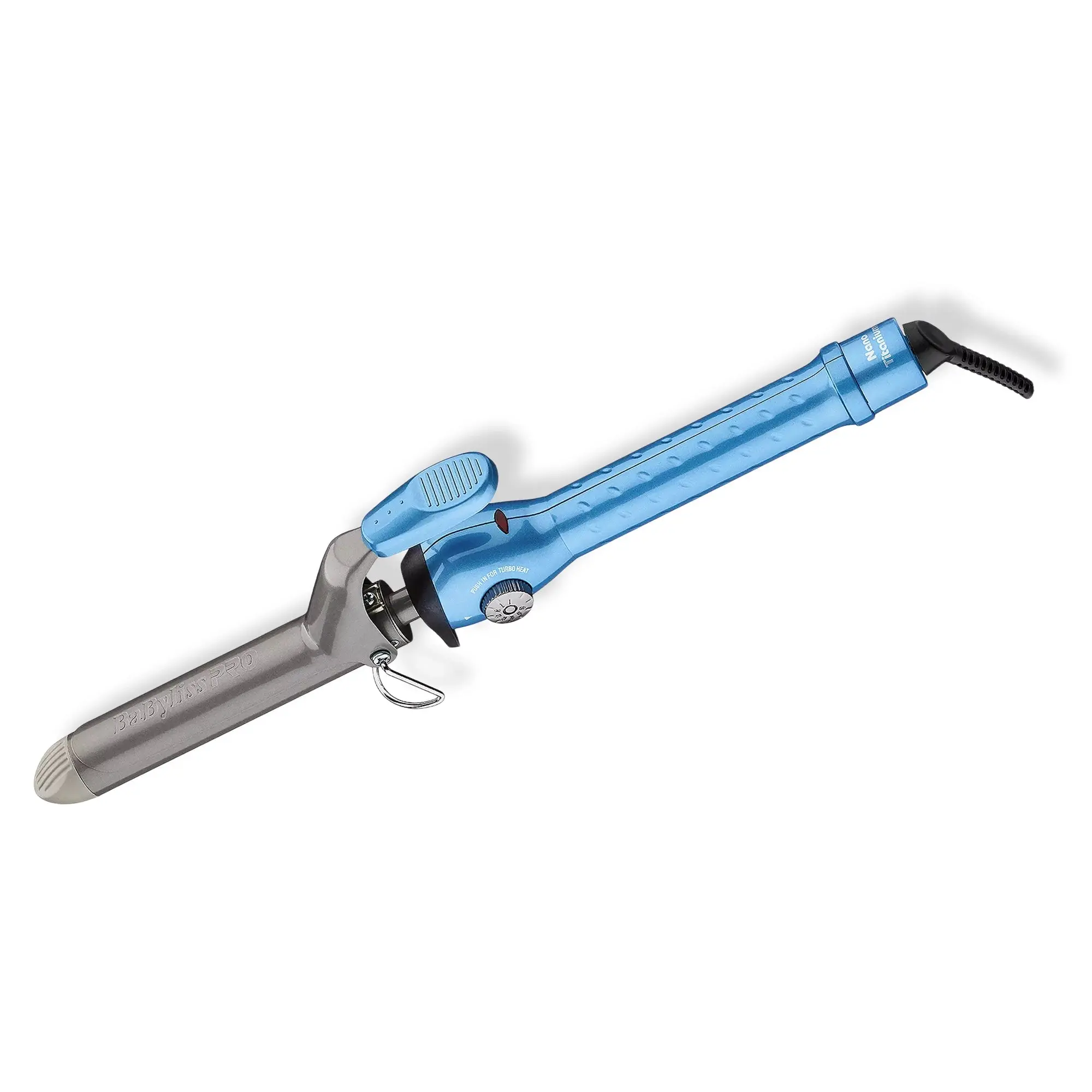 BaBylissPRO Nano Titanium 1″ Spring Curling Iron – Model BNT100S – Rapid‑Heat Titanium Barrel for Long‑Lasting, Defined Curls