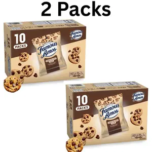 Classic Chocolate Chip Cookies, Bite-size cookies, Sweet Treats, 10 Pack Box, 1oz Bag