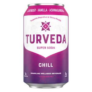 CHILL - Lavender/Vanilla/Ashwagandha Prebiotic Super Soda (12 Pack)