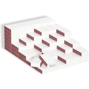 120 count Blank  Boxes for DIY Craft, 2.28x1.41x0.59in White Small Storage Container Bulk Matchboxes with Double-Sided Strikers for Wedding & Birthday Party Favor Supplies, Empty Matchboxes