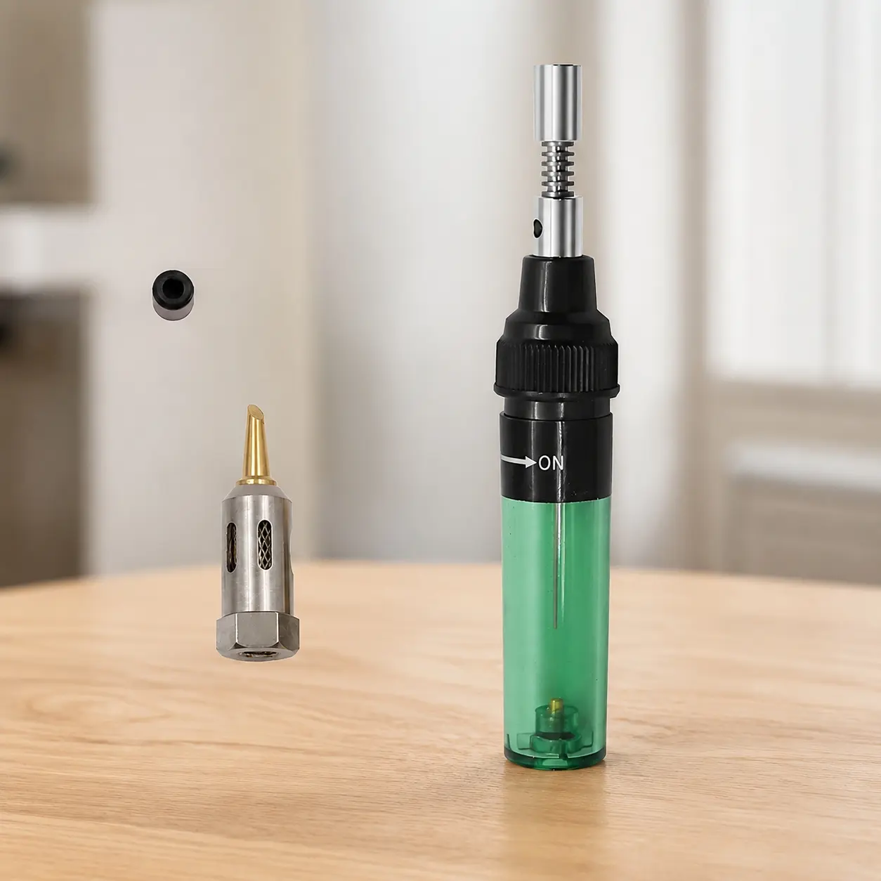 Professional Heavy Duty Butane Micro Torch Kit: Industrial High-Temp Heat-Resistant Soldering Tool Set for Electrical Repair, Jewelry Making, DIY & Outdoor Portable Welding Equipment with Adjustable Flame & Safety Windproof Ignition System