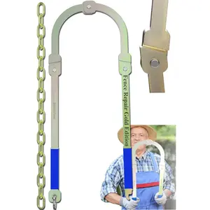 Fence Fixer Tool V2 Golden Edition Barbed Wire Stretcher & Repair Tool for Efficient Maintenance & Precise Tensioning